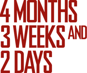 4 Months, 3 Weeks and 2 Days's poster
