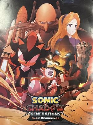 Sonic x Shadow Generations: Dark Beginnings - Shadow and Maria's poster