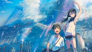 Weathering with You's poster