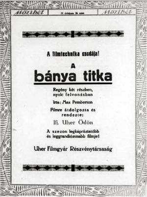 A bánya titka's poster