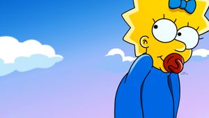 Maggie Simpson in "Playdate with Destiny"'s poster