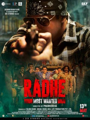 Radhe's poster
