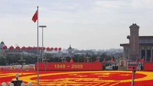 庆祝中华人民共和国成立60周年大会's poster