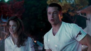 Mr. & Mrs. Smith's poster
