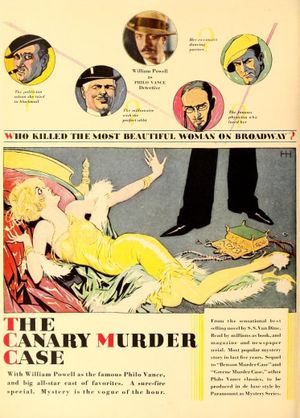 The Canary Murder Case's poster