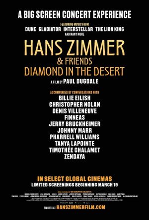 Hans Zimmer & Friends: Diamond in the Desert's poster