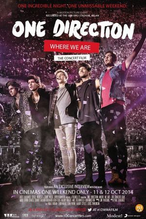 One Direction: Where We Are - The Concert Film's poster