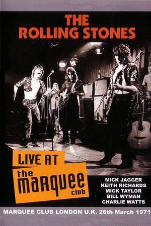 The Rolling Stones: The Marquee Club 1971's poster