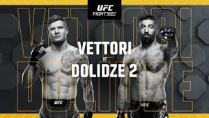 UFC Fight Night 254: Vettori vs. Dolidze 2's poster