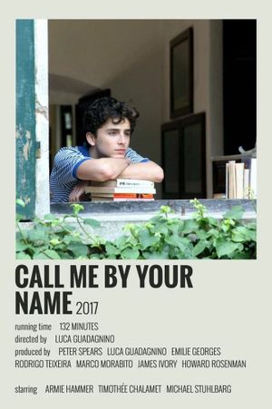 Call Me by Your Name's poster