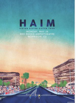 HAIM: Red Rocks Amphitheatre's poster