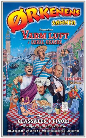Ørkenens sønner - Varm luft i canal grande's poster