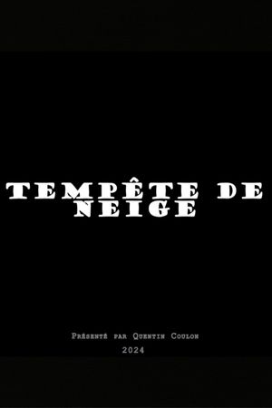 Tempête de neige's poster