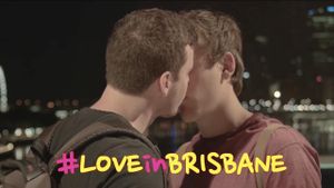 #LoveInBrisbane's poster