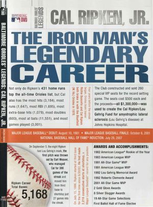 Baltimore Orioles Legends - Cal Ripken Jr. The Iron Man's Legendary Career's poster