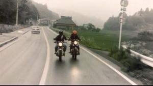 His Motorbike, Her Island's poster
