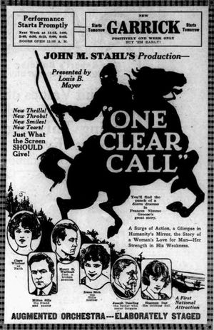 One Clear Call's poster