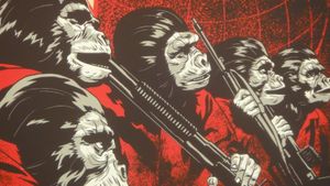 Conquest of the Planet of the Apes's poster