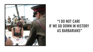 I Do Not Care If We Go Down in History as Barbarians's poster
