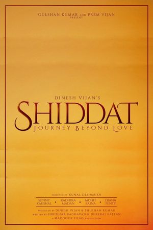 Shiddat's poster