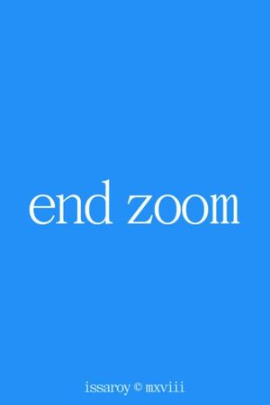 End Zoom's poster