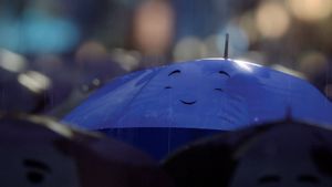 The Blue Umbrella's poster