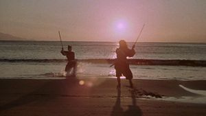 Samurai III: Duel at Ganryu Island's poster