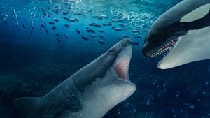 Orca vs. Great White's poster