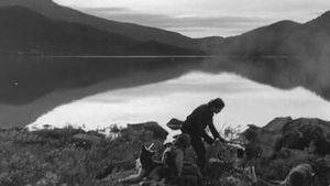 Bonfire Evening in the Mountains's poster