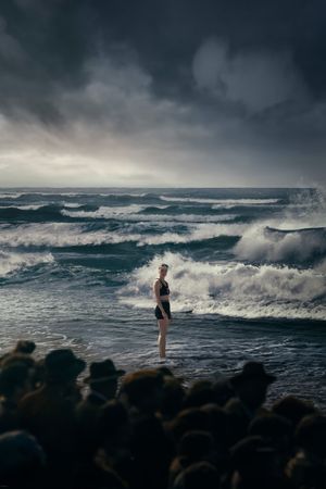 Young Woman and the Sea's poster