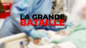 La grande bataille : un an de mobilisation au CHUM's poster