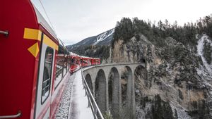 Alpine Train at Christmas's poster
