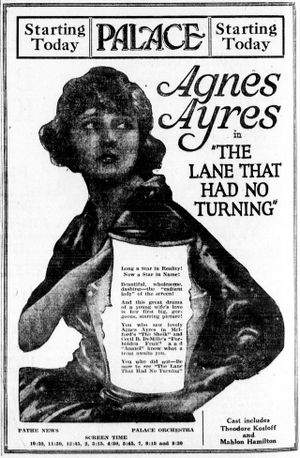 The Lane That Had No Turning's poster