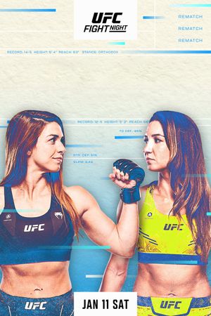 UFC Fight Night 249: Dern vs. Ribas 2's poster