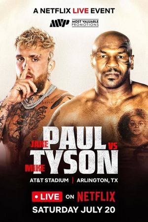 Jake Paul vs. Mike Tyson's poster