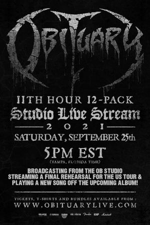 Obituary - 11th Hour 12-Pack Live Stream's poster