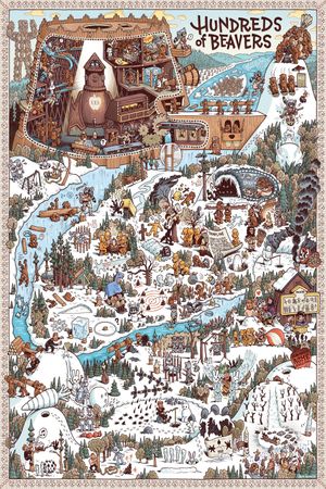 Hundreds of Beavers's poster