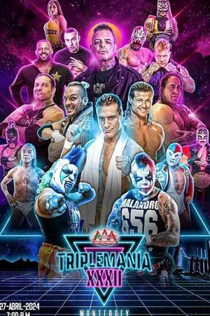 AAA Triplemania XXXII: Monterrey's poster