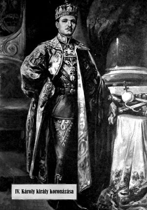 IV. Károly király koronázása's poster