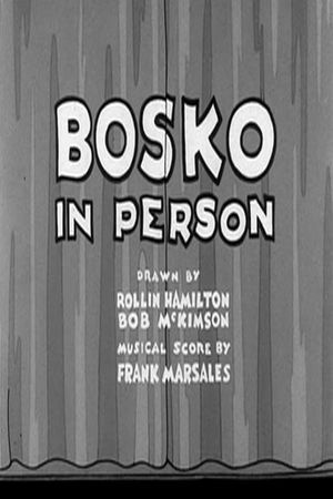 Bosko in Person's poster