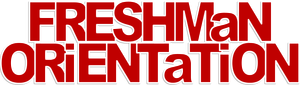 Freshman Orientation's poster