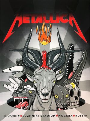 Metallica : Live in Moscow 2019's poster