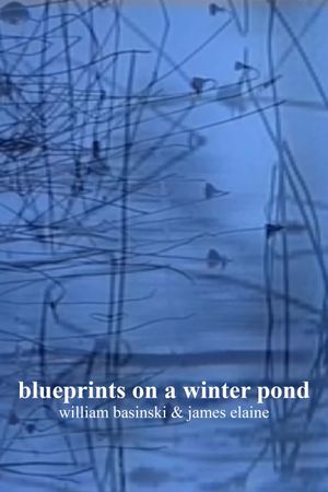 blueprints on a winter pond's poster