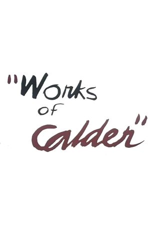 Works of Calder's poster
