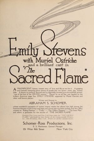 The Sacred Flame's poster