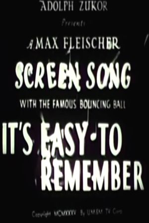 It's Easy to Remember's poster