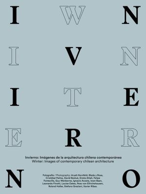 Winter: Images of Contemporary Chilean Architecture's poster