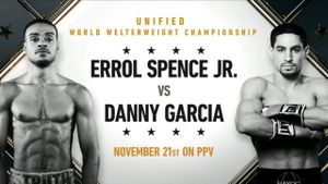 Errol Spence Jr. vs. Danny Garcia's poster