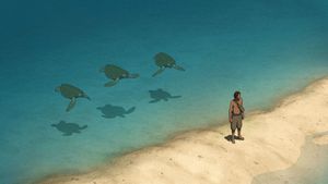 The Red Turtle's poster
