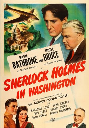 Sherlock Holmes in Washington's poster